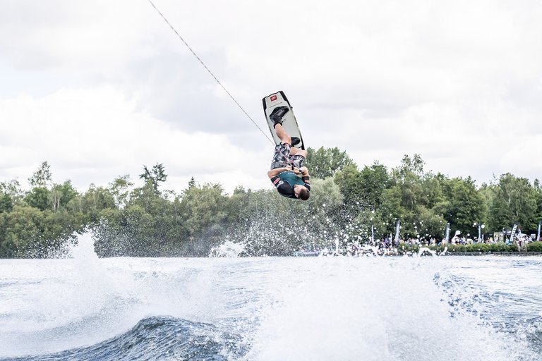 Ross Phillips at the 2022 Malibu Boats UK Wakeboard And Wakesurf Nationals